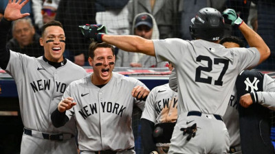 [MLB 뉴스] 소토의 연장 결승 쓰리런…양키스, 클리블랜드 꺾고 월드시리즈 진출!