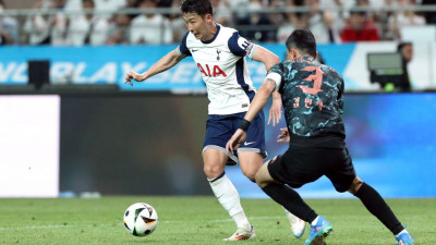 [고수스포츠] '한국 축구 간판' 손흥민-김민재 첫 맞대결...뮌헨, 토트넘에 2-1 승리