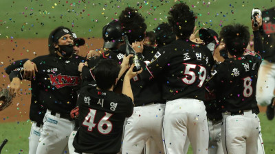 [KBO 뉴스] '문상철 결승타' KT, LG에 짜릿한 역전승...74.4%의 확률은 KT 품으로!