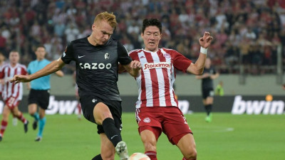 [UEL 리뷰] ‘정우영 VS 황의조 맞대결’ 프라이부르크, 올림피아코스 원정서 3-0 완승